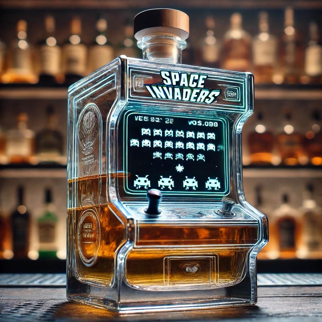 Space Invaders Bottle