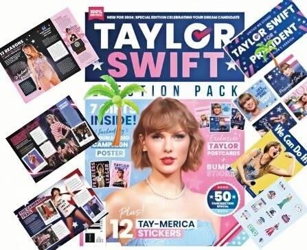 2024 Taylor Magazine Fan Pack Set of 7 (includes Blue Wave postcard )