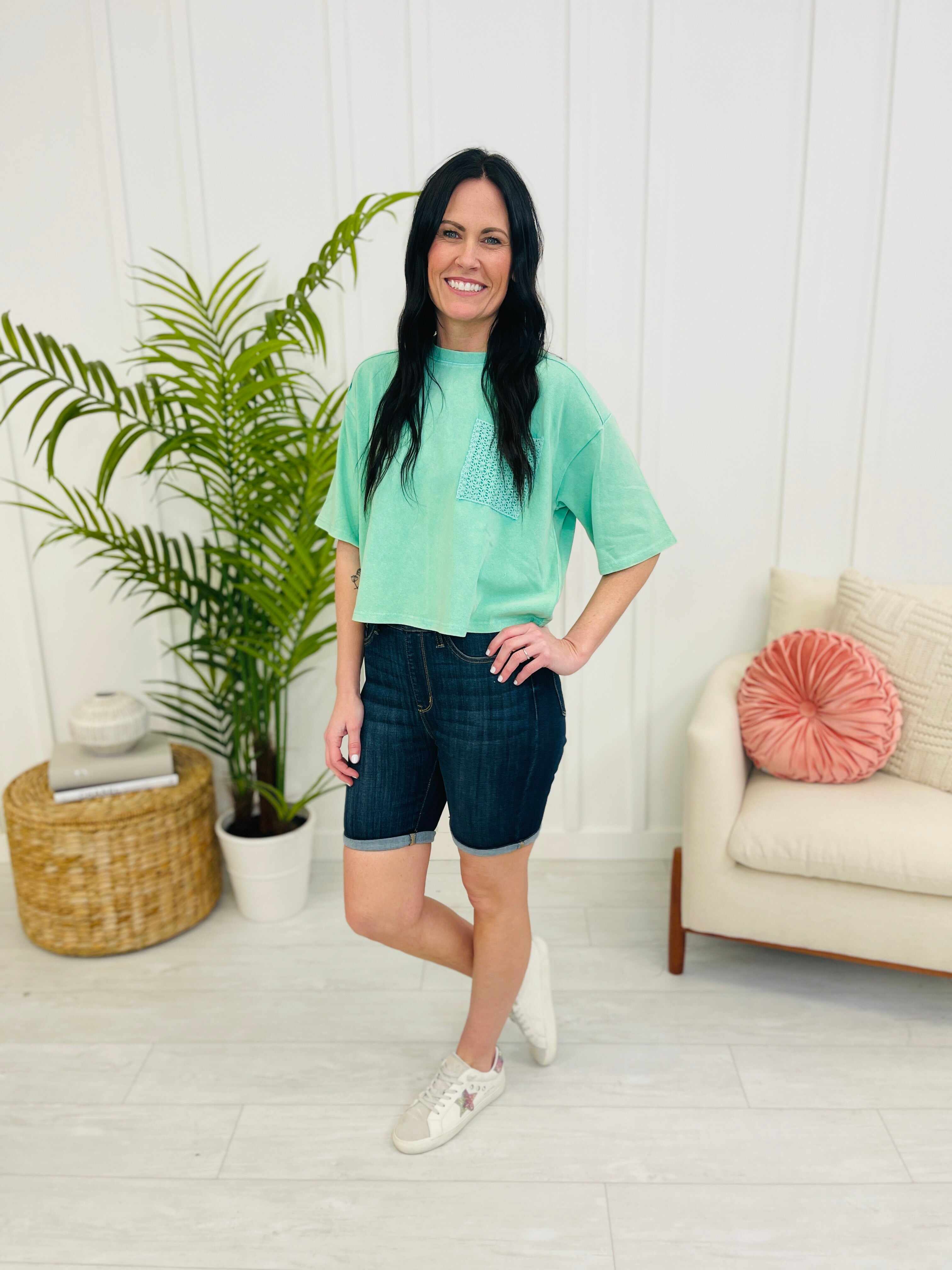 REG/CURVY High Gear Pull On Biker Shorts