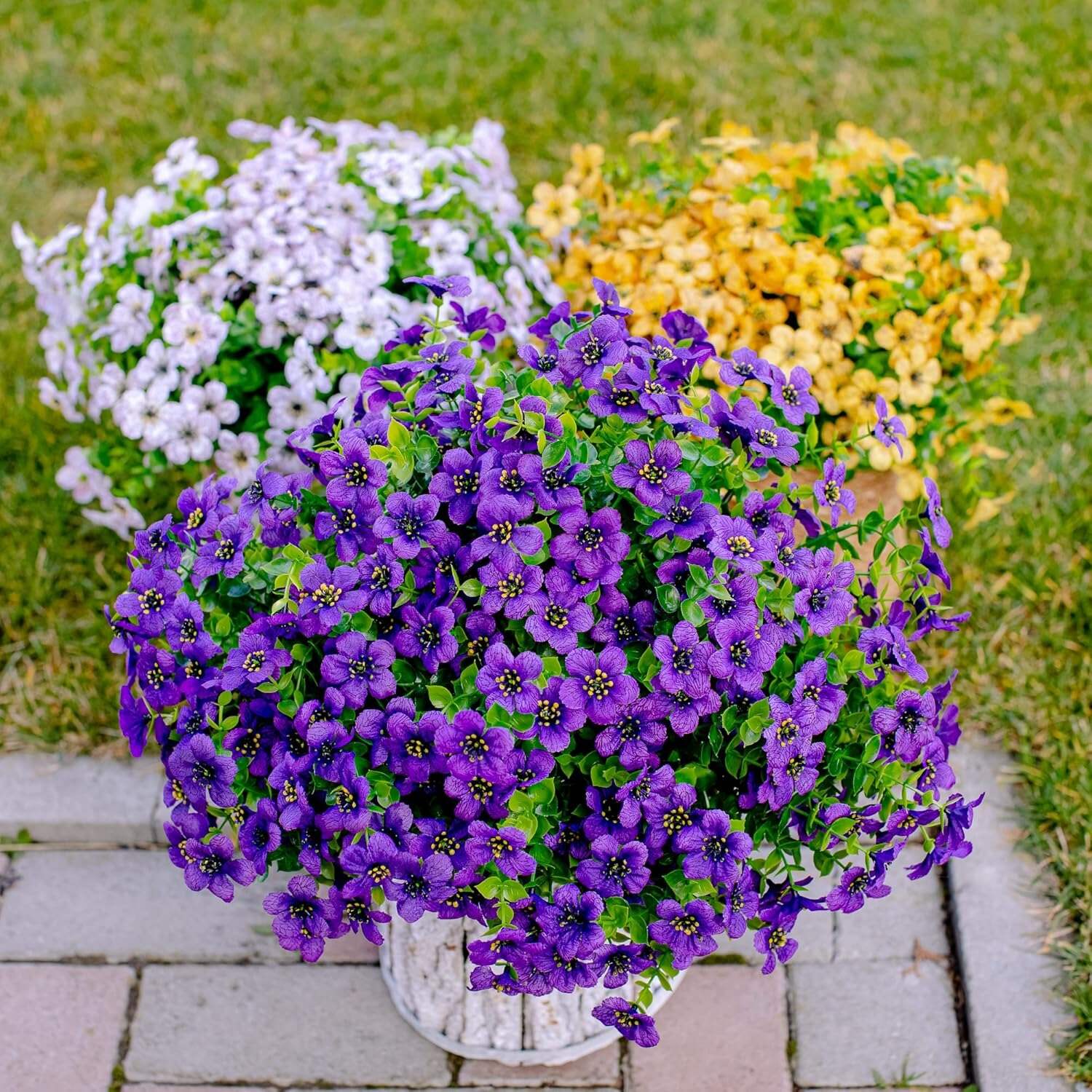 🏆Flash Sale⚡Outdoor Artificial Flowers - UV resistant, Waterproof，Windproof