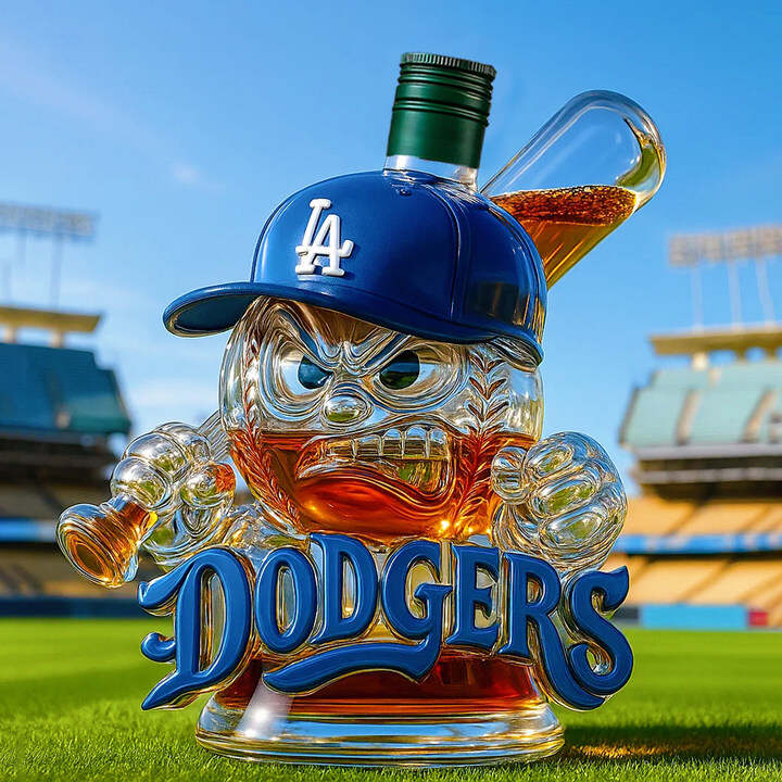 LA Whiskey Bottle