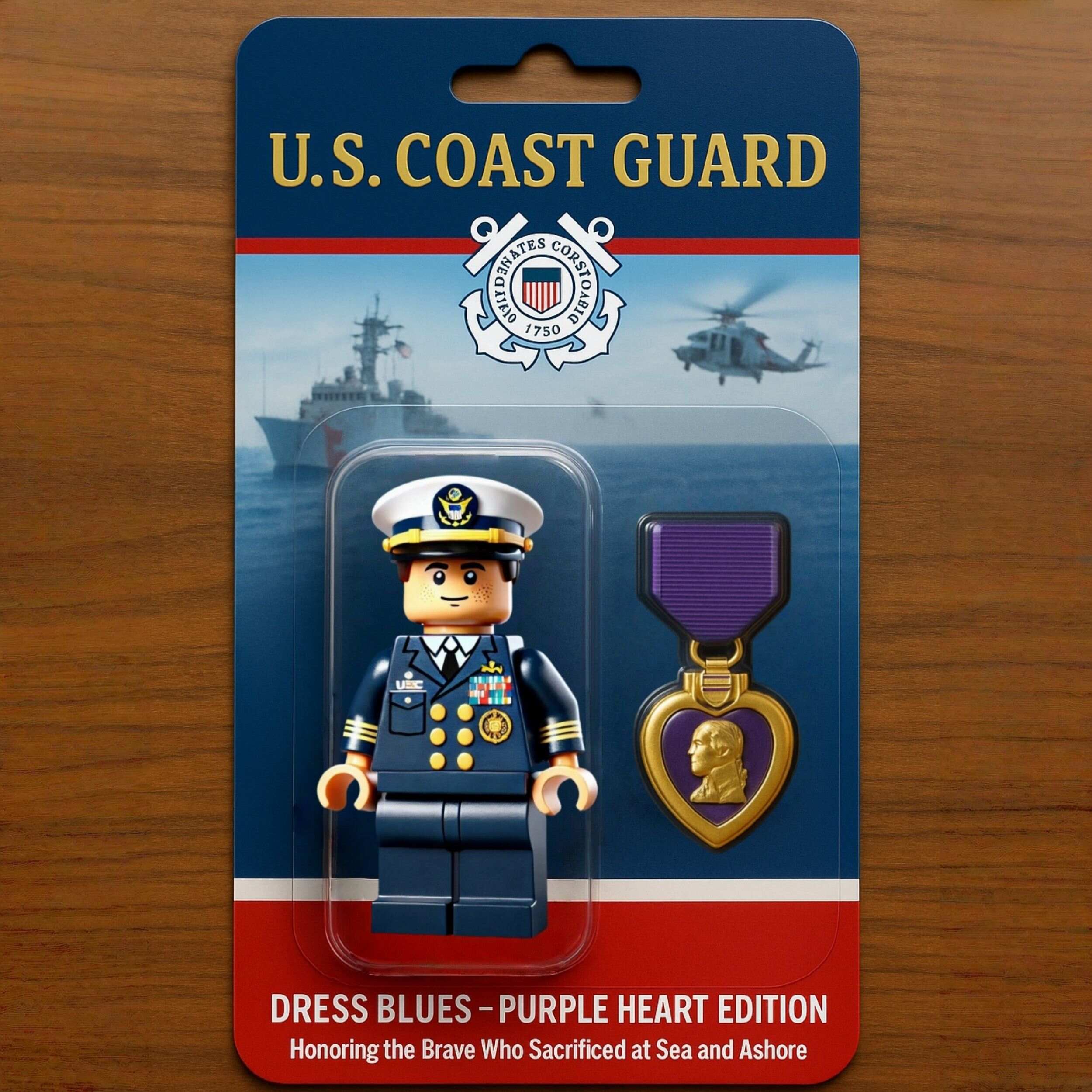 LEGO Purple Heart marines Minifigure