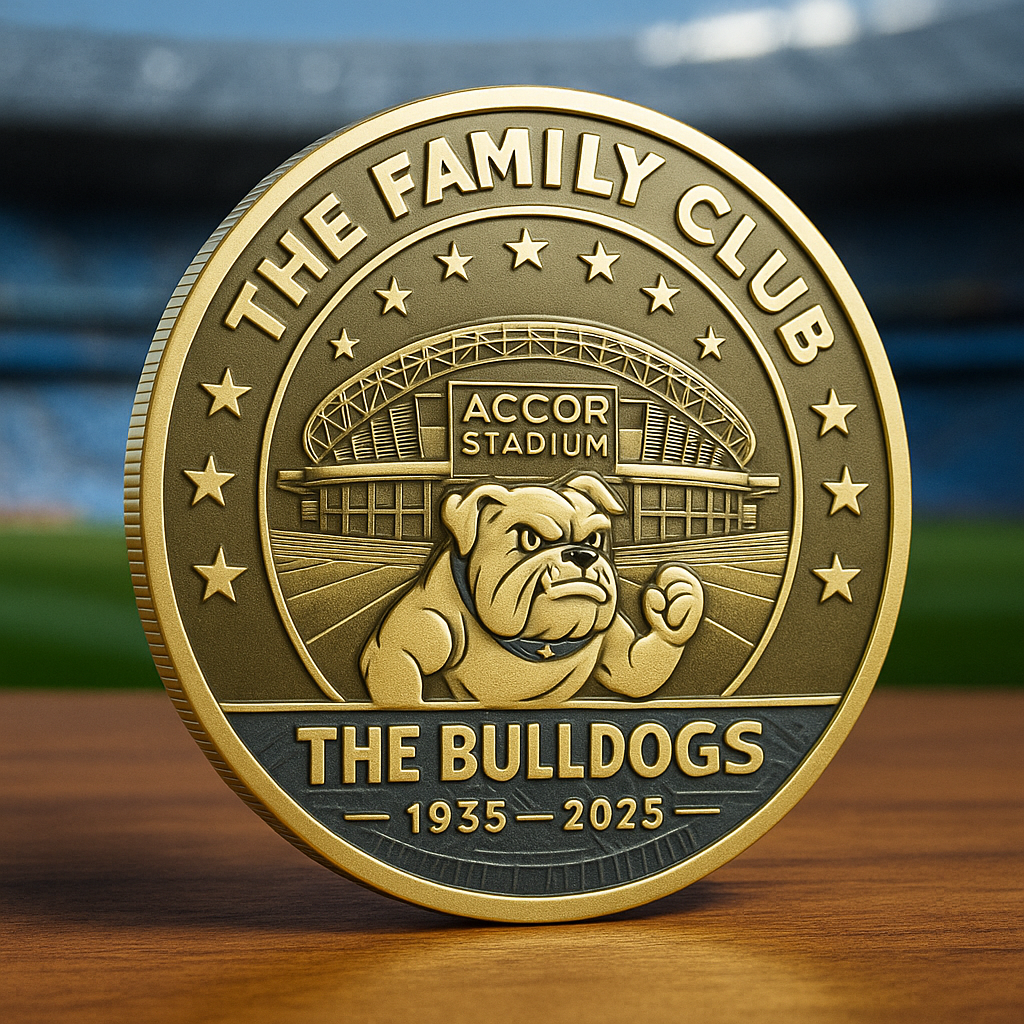 THE BULLDOGS 90th Anniversary Commemorative Coin