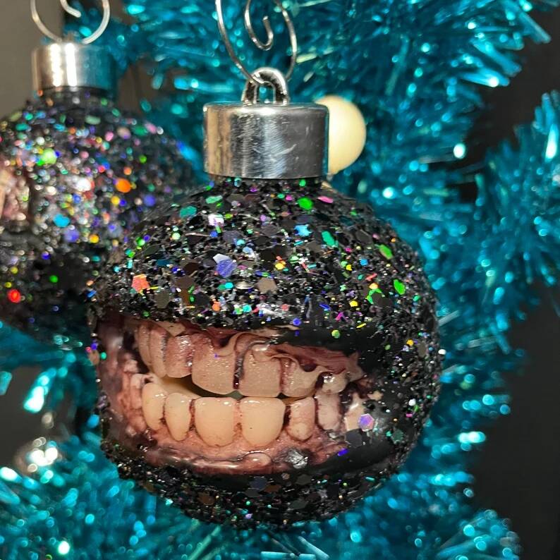 Grinning Ugly Ornament-Ugly Decorations Holiday Traditions
