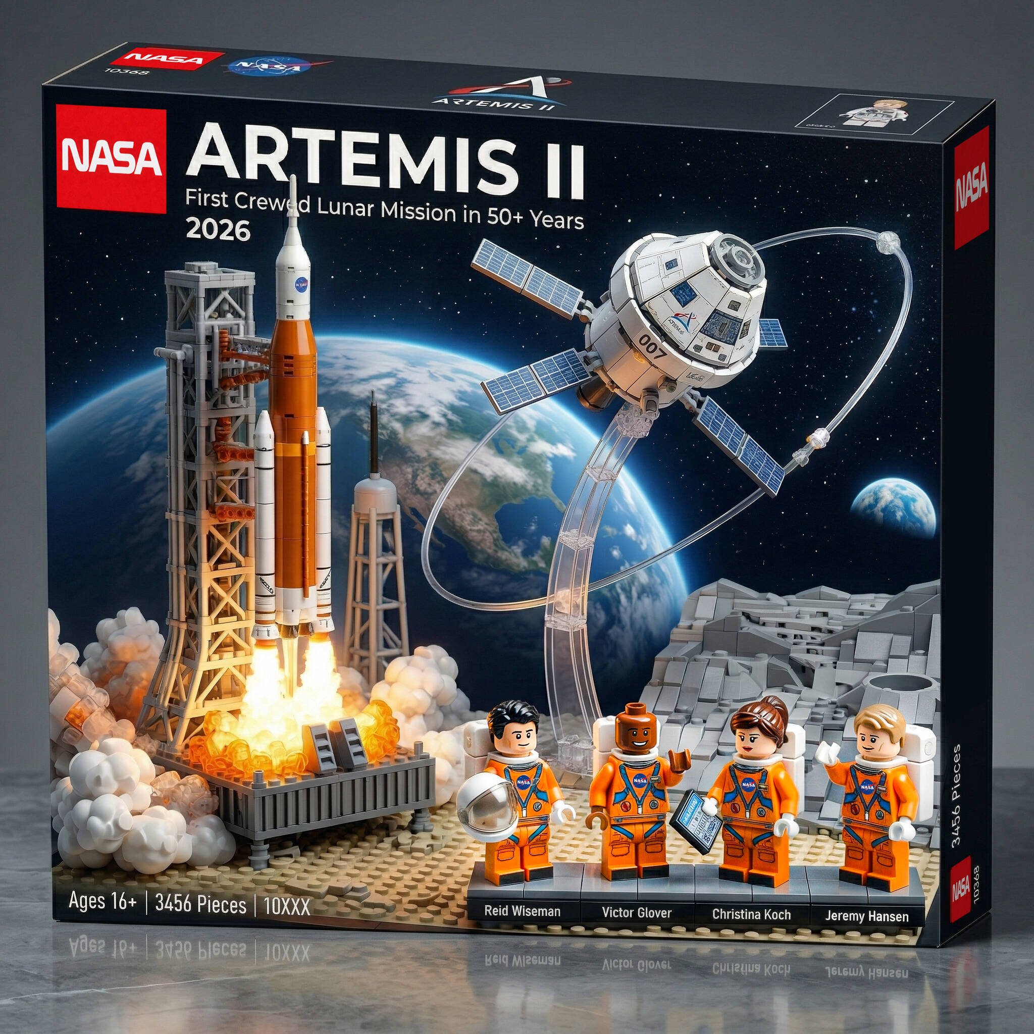 Artemis II Lunar Mission Building Set