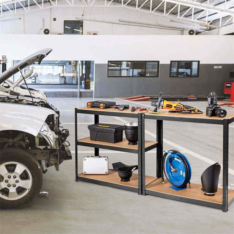 60 Inch Metal Garage Storage Shelves 5-Tier Adjustable Garage Shelves Tool Organizer