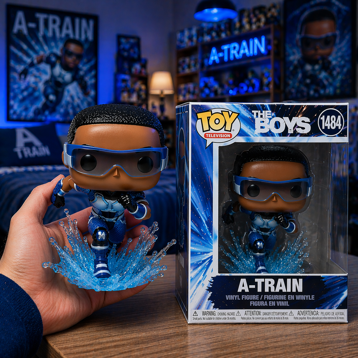 ⚡ The Boys A-Train Speedster Diorama Limited Edition Funko Pop Figure 🚄
