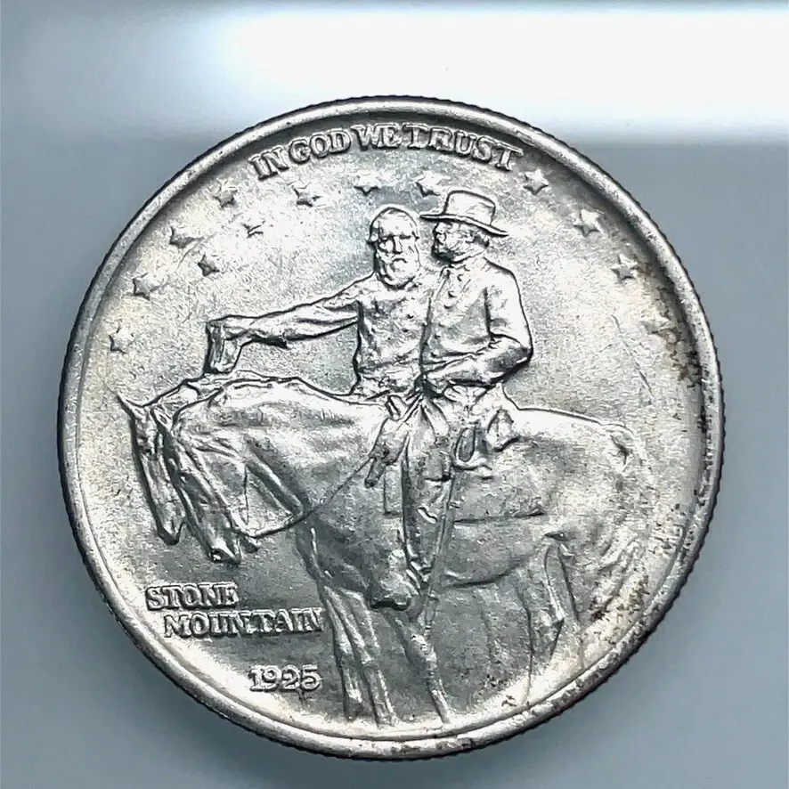🪙1925 50C Stone Mountain Memorial Half Dollar Commemorative Coin - NGC MS65