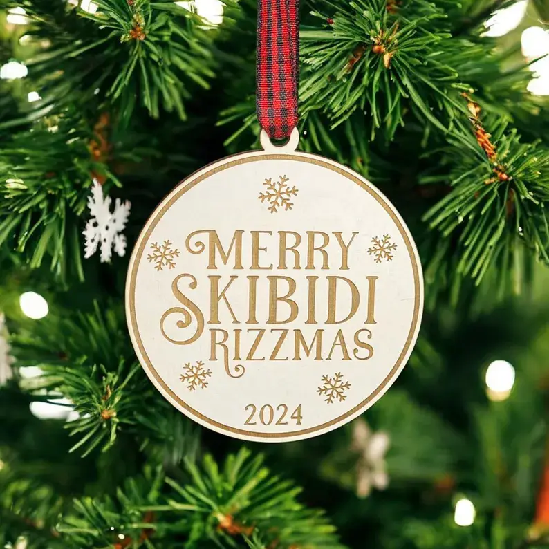 Skibidi Toilet Christmas Ornament