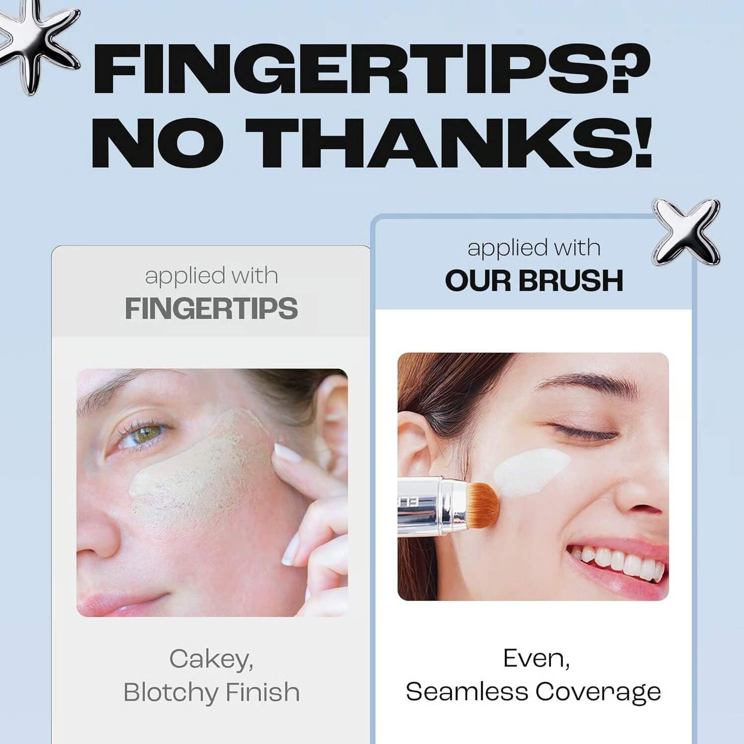 🔥Hot Sale🔥 BLANC Cover Cream Stick V w/ Detachable Brush