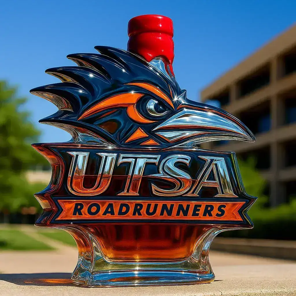 UTSA Roadrunners Whisky Bottle