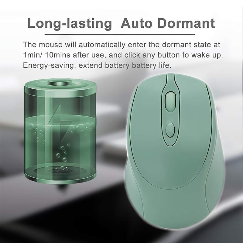 [Wireless Mouse] Rechargeable Wireless Mouse | Updated Small Ergonomic Mouse, 2.4G+Bt Dual-Mode Connection, with USB Receiver, Suitable for Pc Computers, Laptops And Desktops, with Silent Click Function