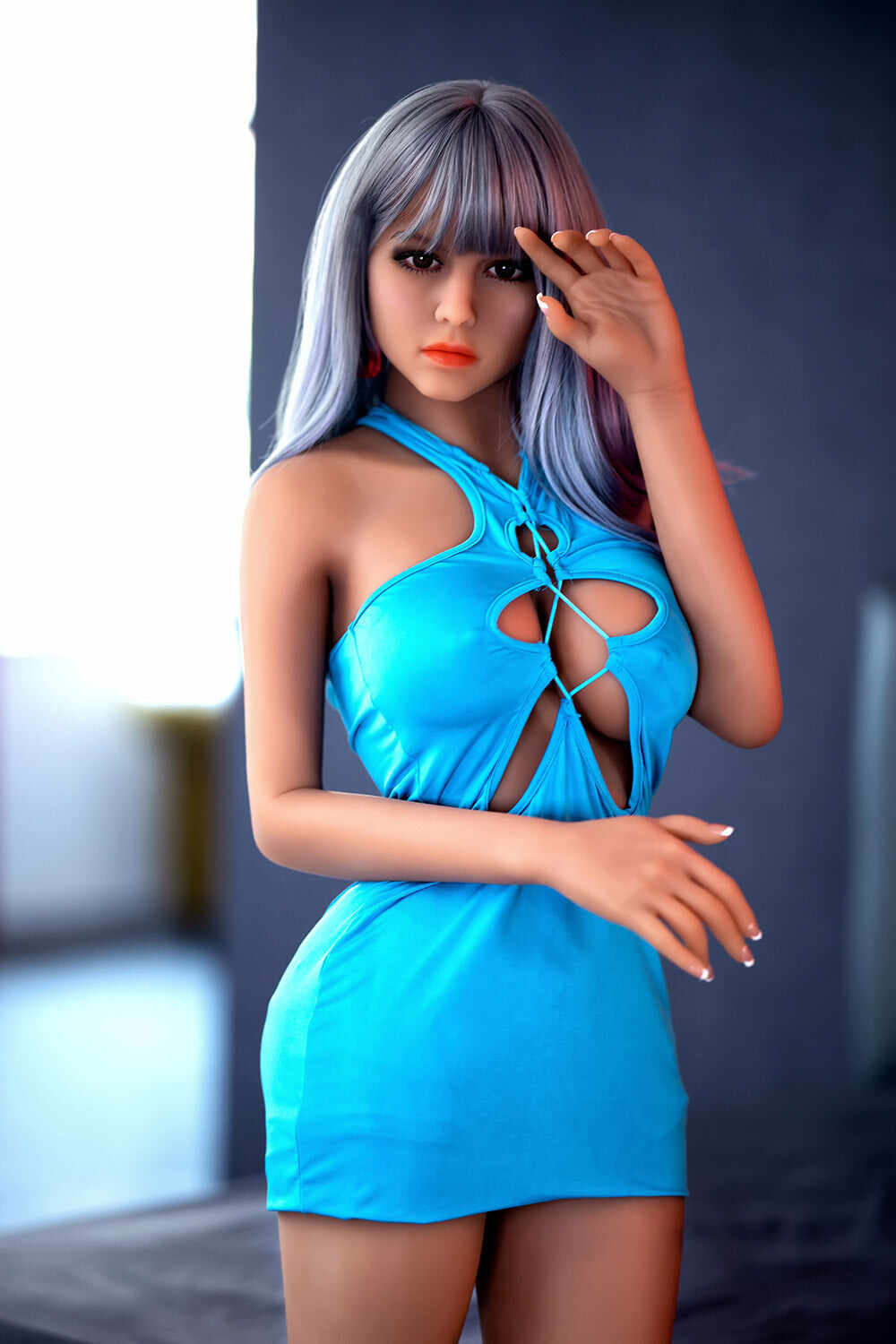 US Stock - Amy 5ft18 / 158cm TPE Sexy Big Breast Skinny Realistic Cheap Sex Doll