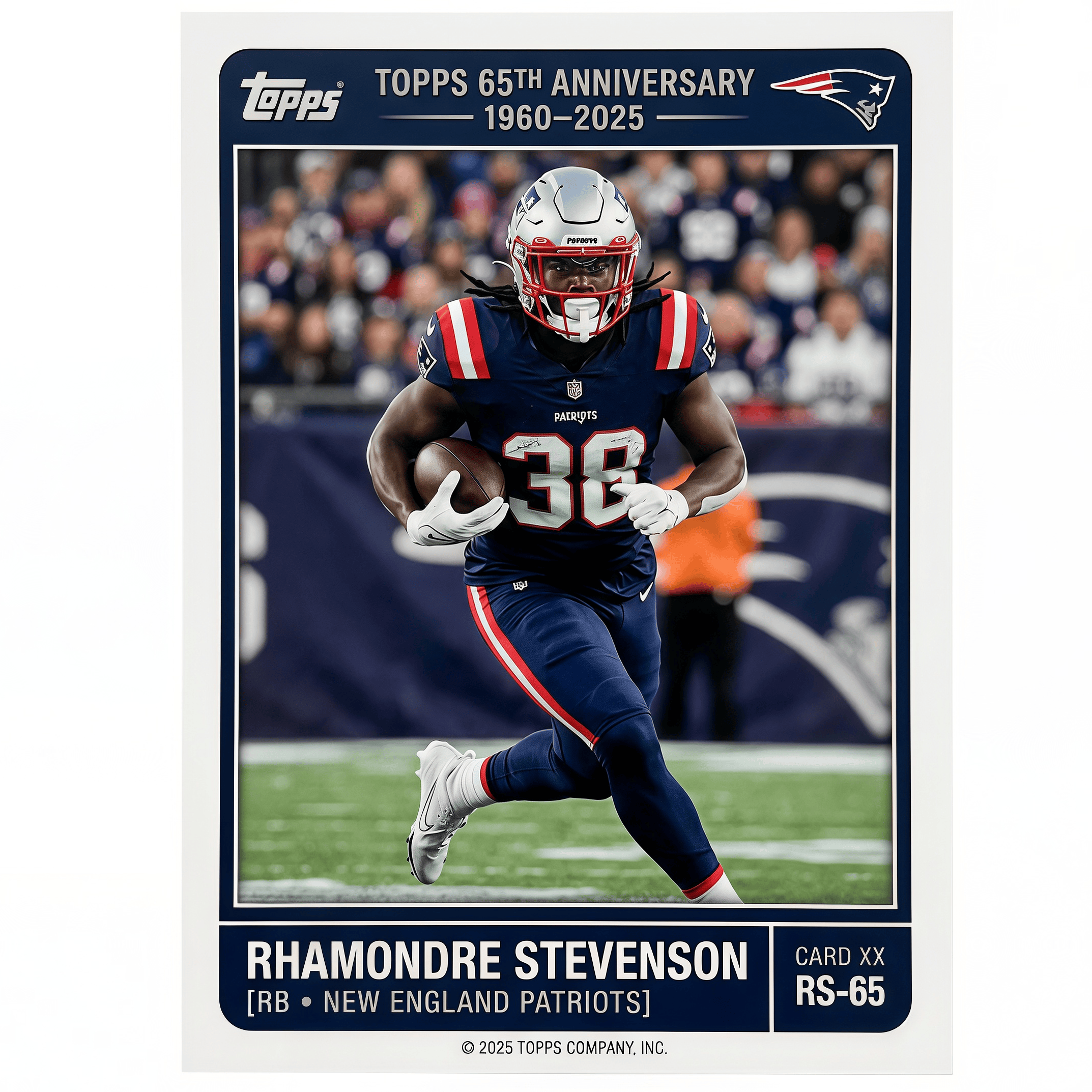 2026 New England Patriots 65th Anniversary Hobby Box