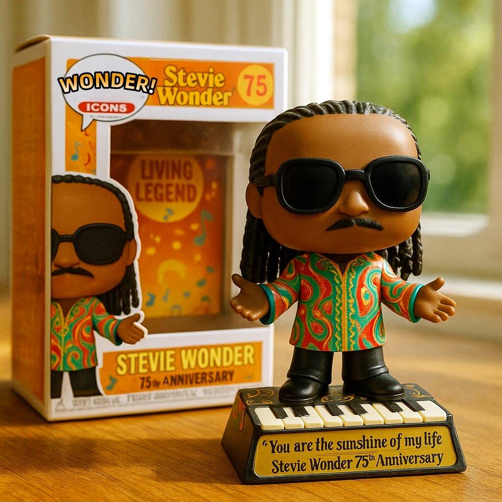 Stevie Wonder 75th Anniversary Pop Figure!