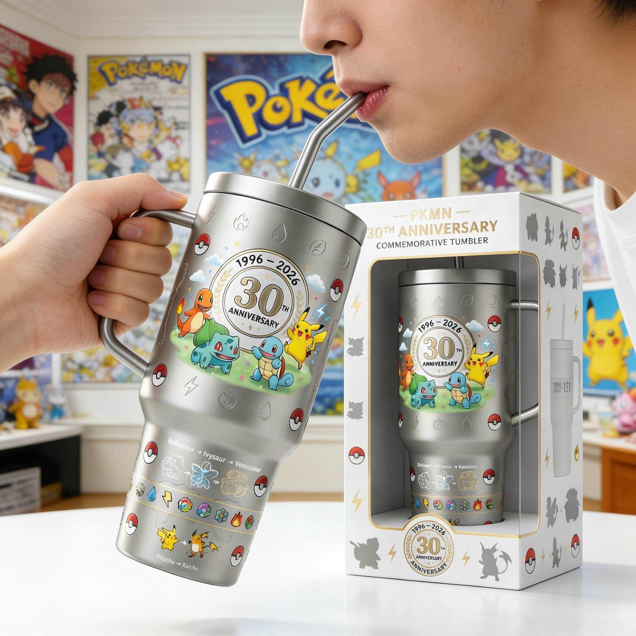 PKMN 30th Anniversary Commemorative Tumbler