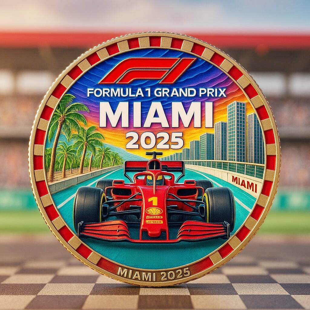 2025 F1 Miami Grand Prix Commemorative Coin