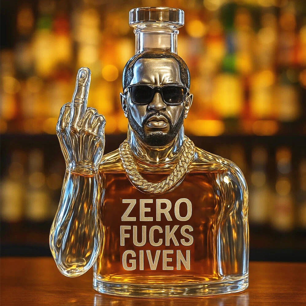 Attitude Bad Boy Era Whiskey Bottle