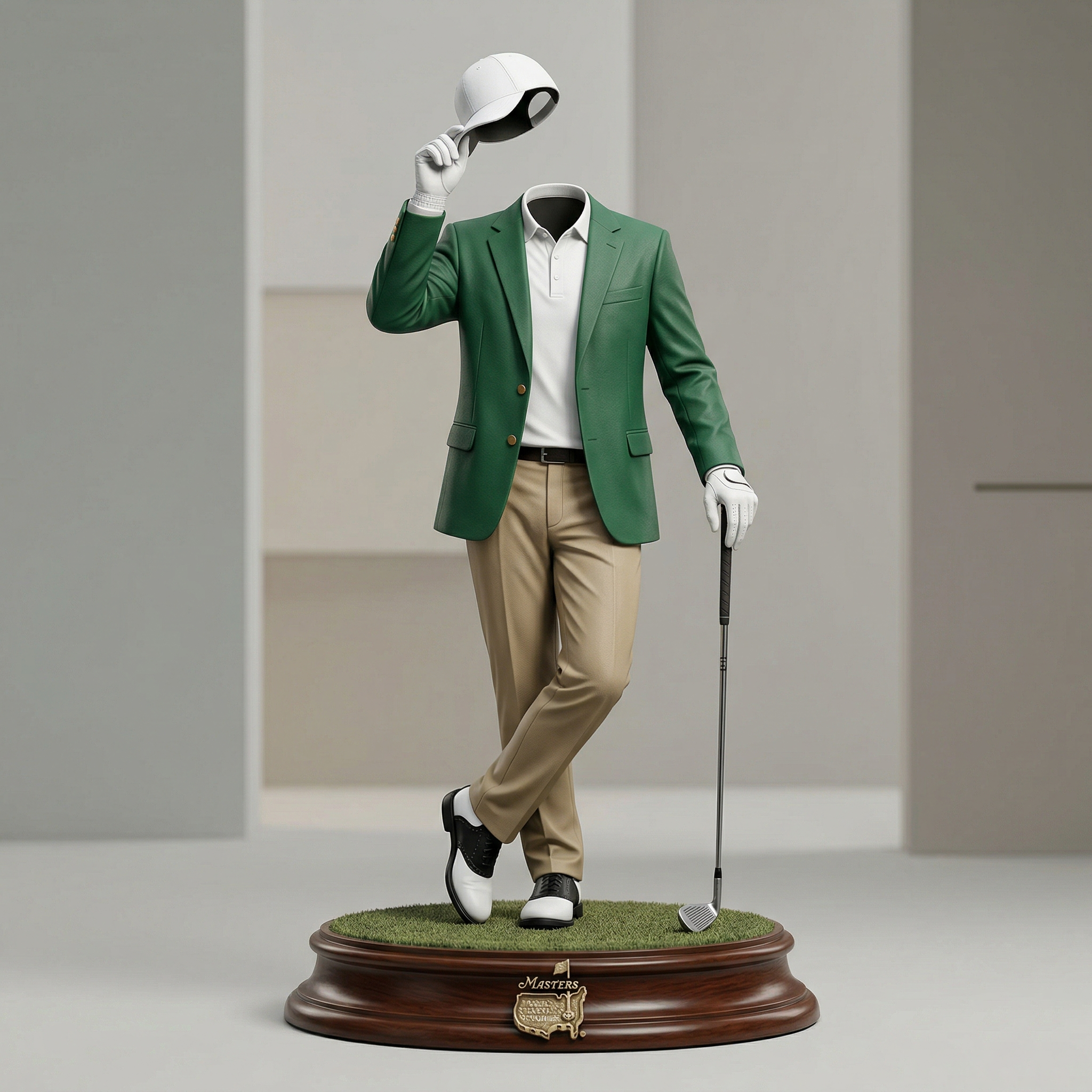 ⛳LIMITED EDITION Masters Green Jacket Salute Ghost Winner Figurine 🏆