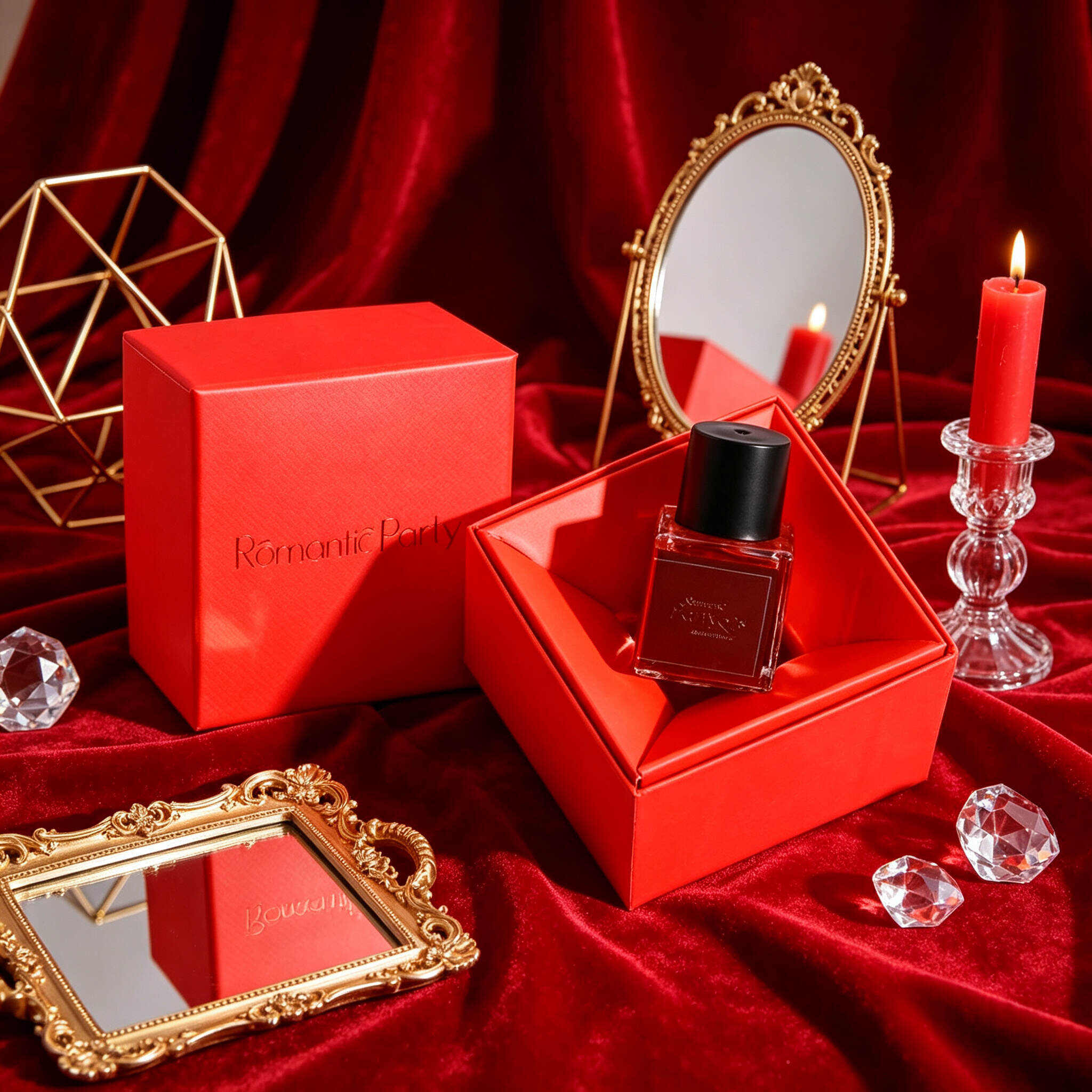 Romantic Party Flower Inner Perfume For Women 7 Scents Mini Square Fragrance