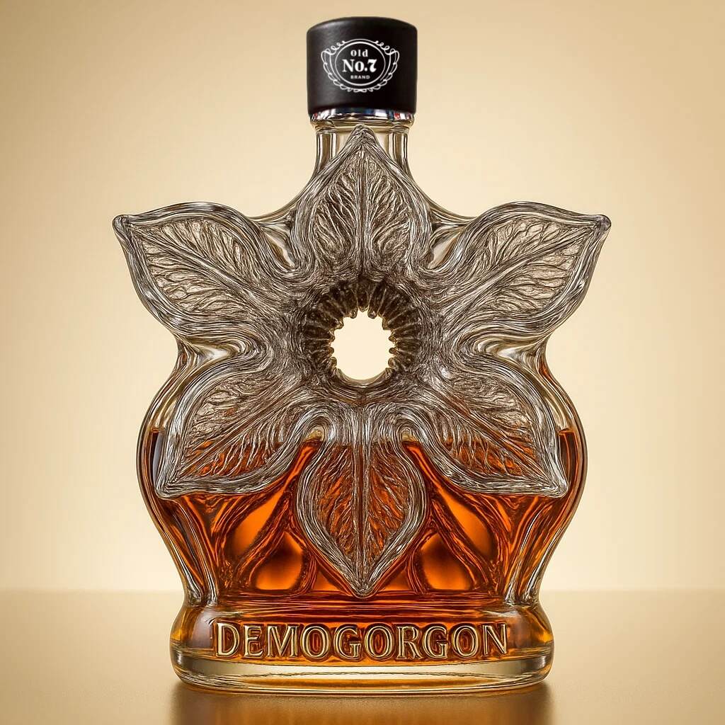 Demogorgon Spirit Collector's Whiskey Bottle