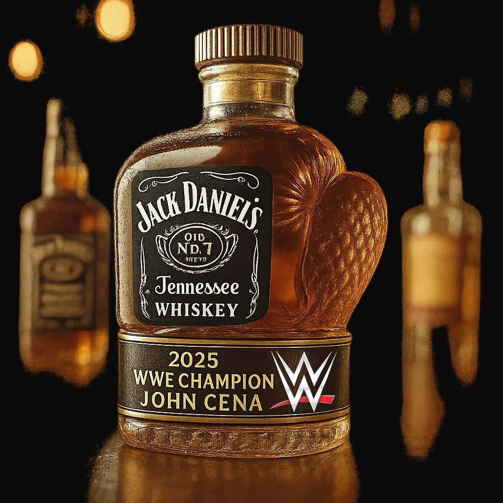 2025 WWE Champion Boxing Bottle - Celebrating John Cena Winning 2025 WWE Championship