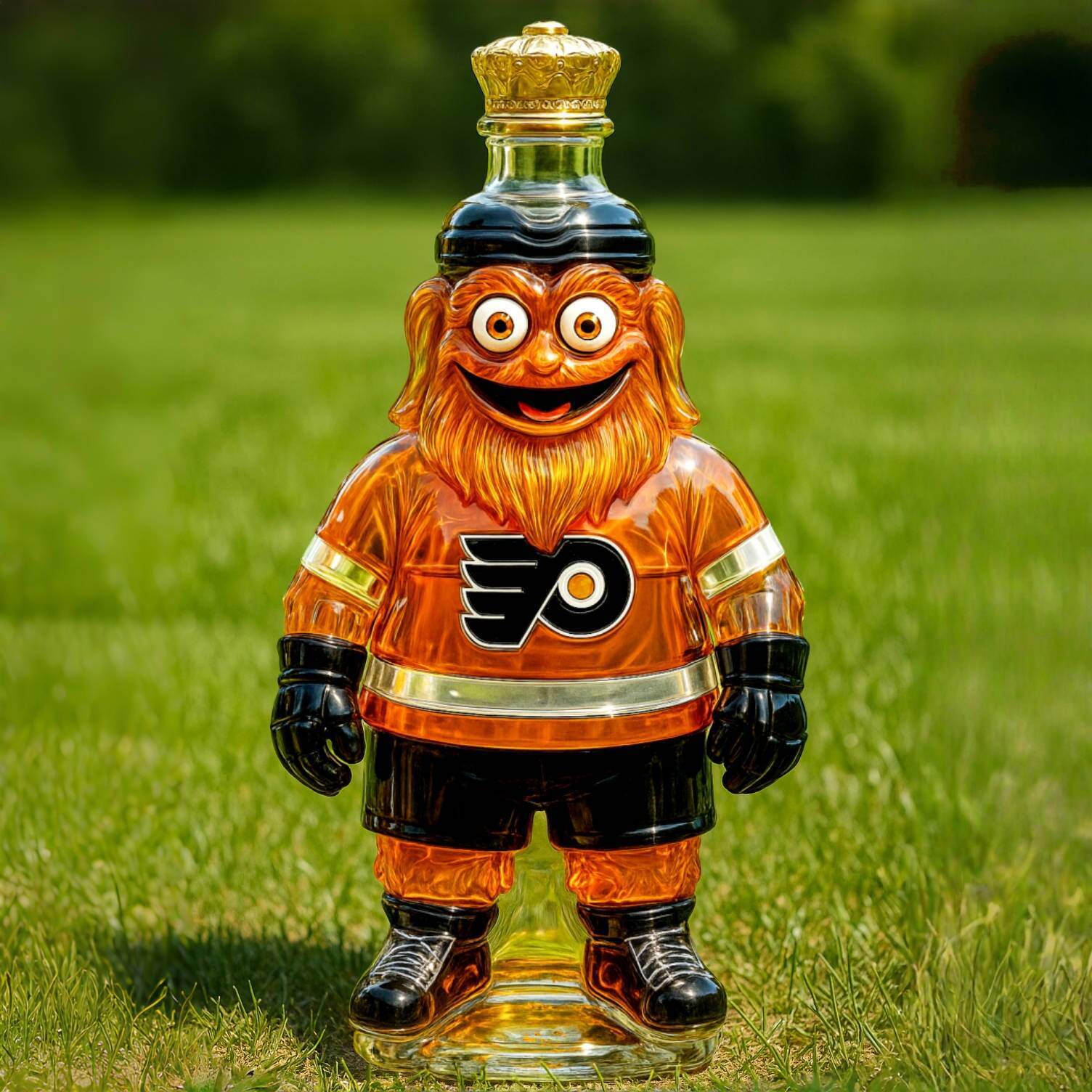Philadelphia Flyers Gritty Whiskey Bottle