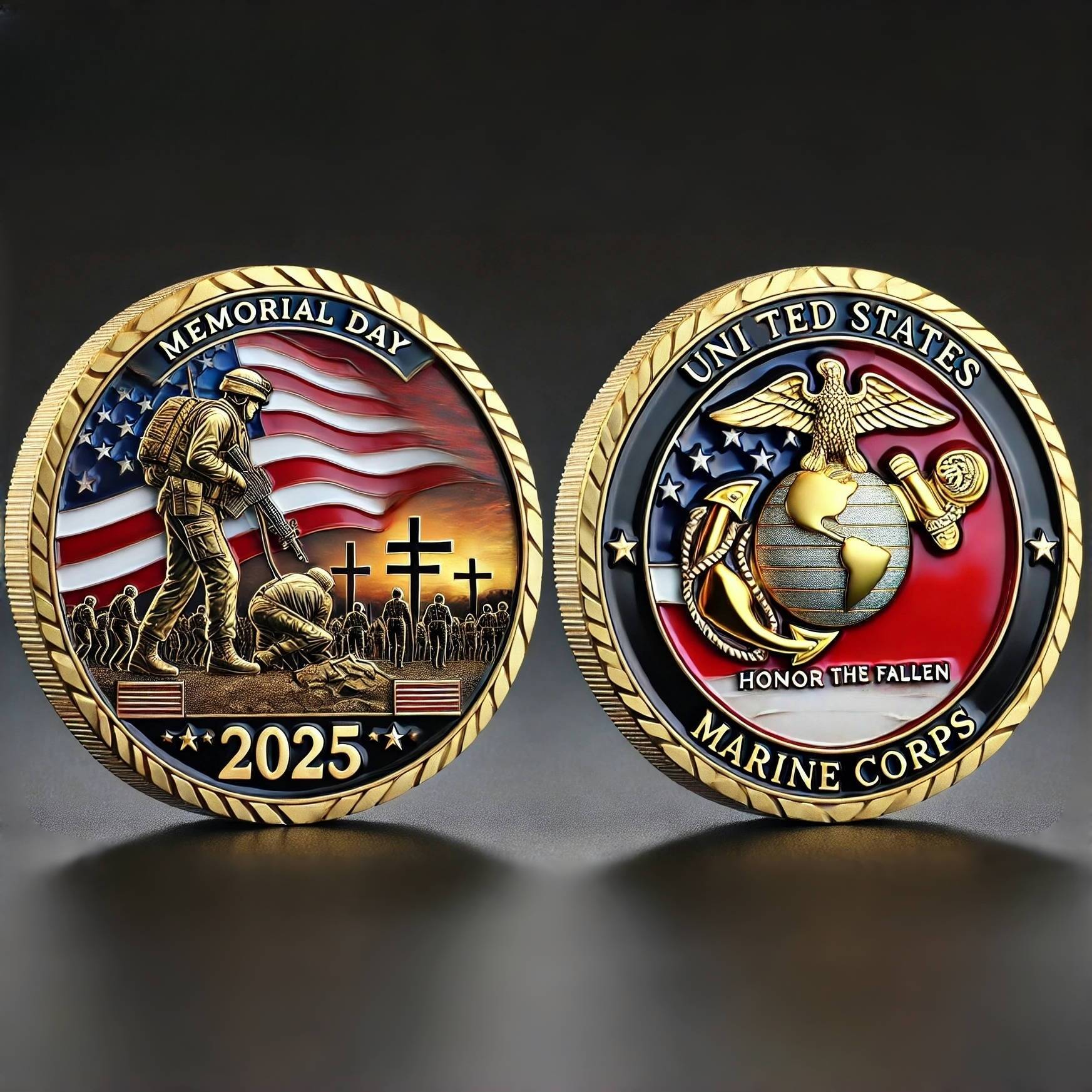 2025 USMC Memorial Day Commemorative Coin