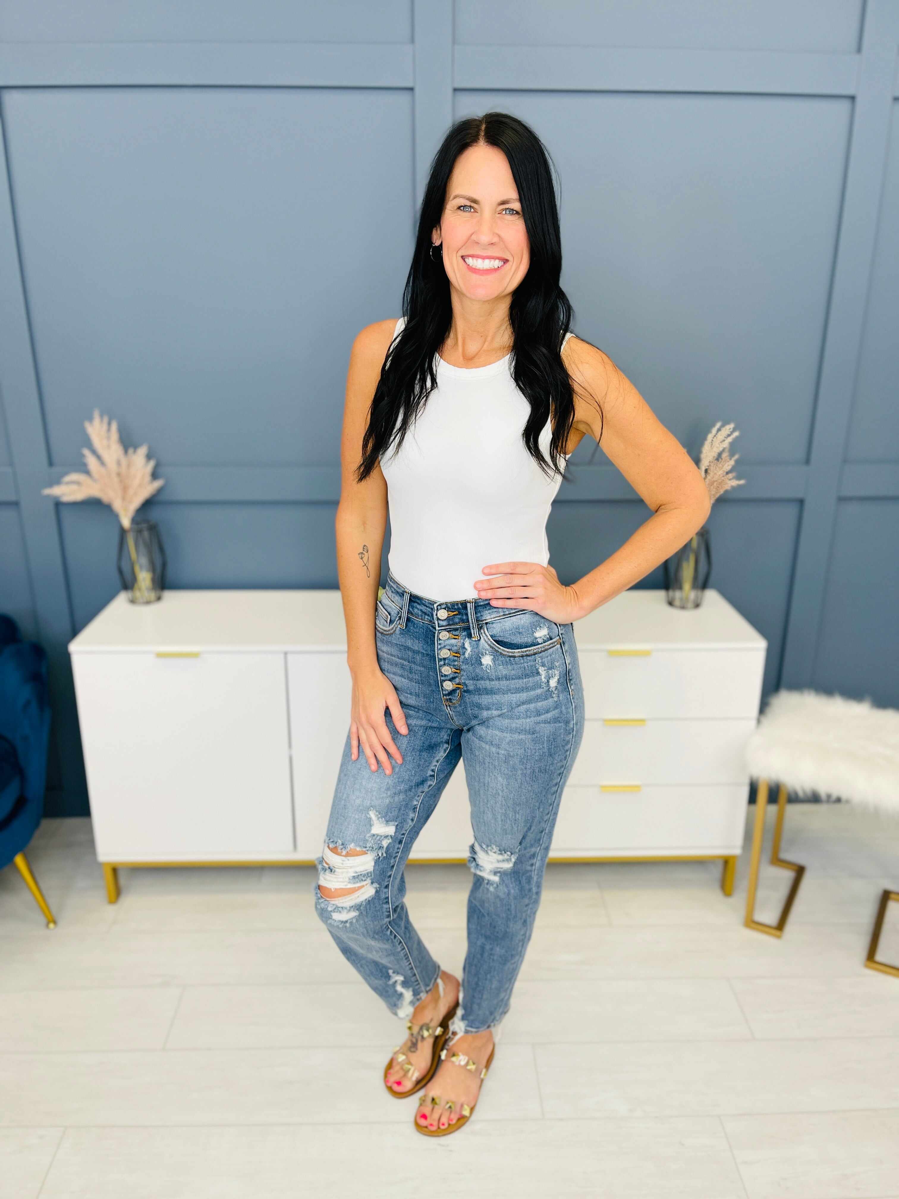 REG/CURVY Love Story Boyfriend Jeans