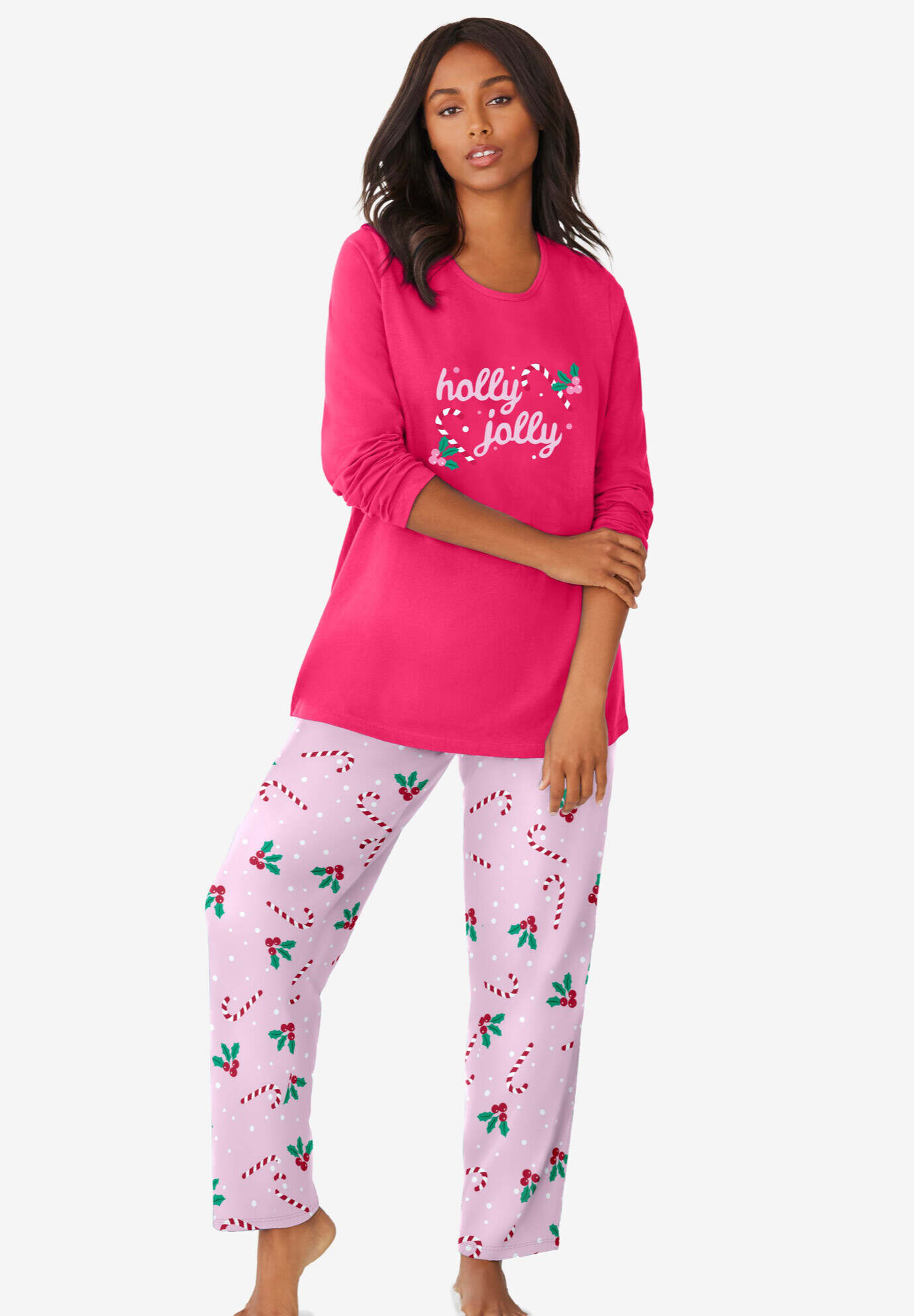 Long Sleeve Knit PJ Set