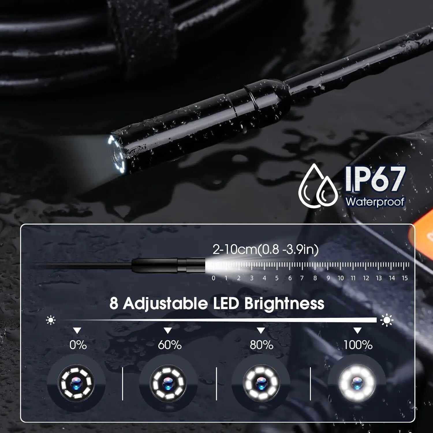 Industrial Endoscope Camera - 4.3