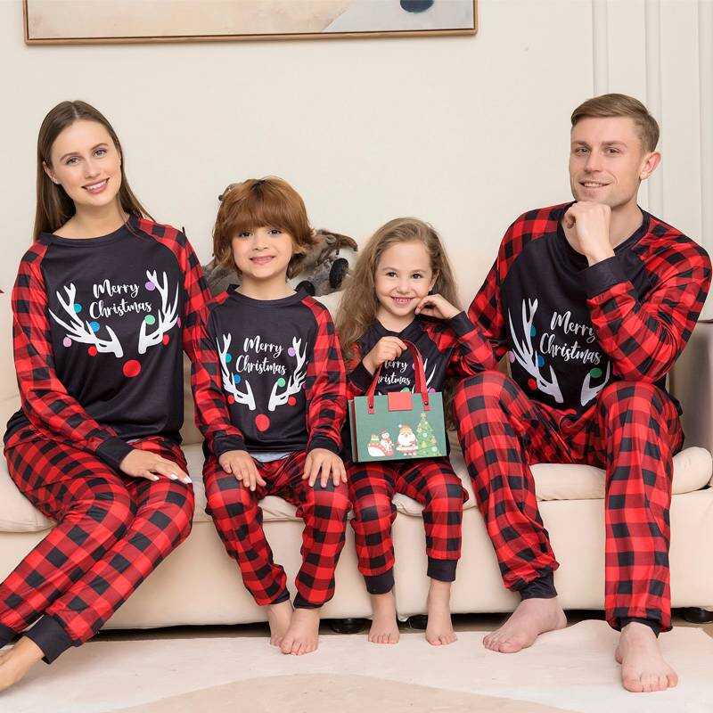 Family Matching Christmas Pjs Pajamas Sets