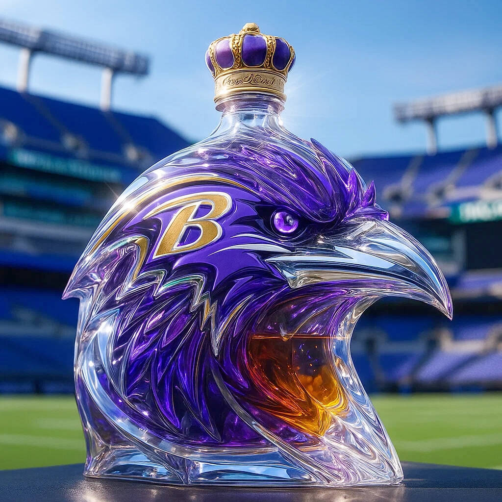 Baltimore Ravens Limited Edition Whisky Bottle