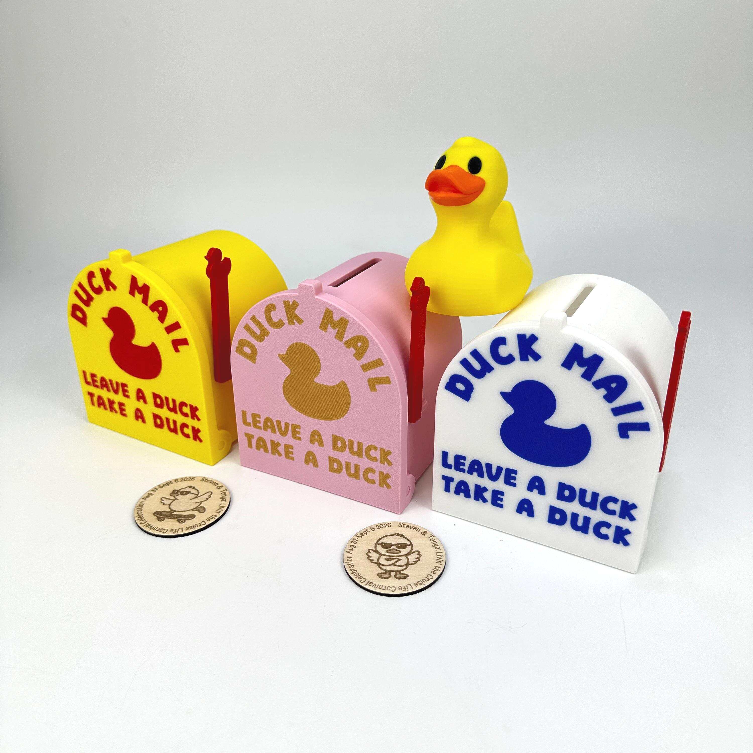 Cruising Duck Door Magnet