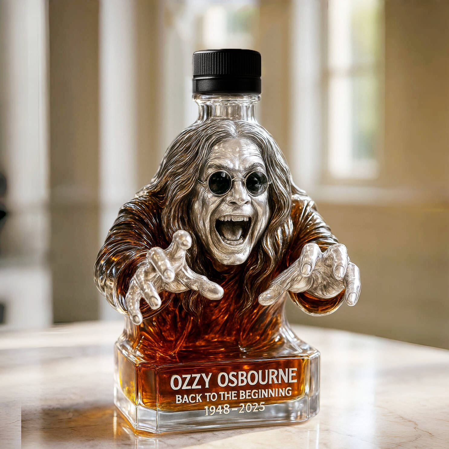 Ozzy Osbourne ·1948–2025 Whiskey Bottle