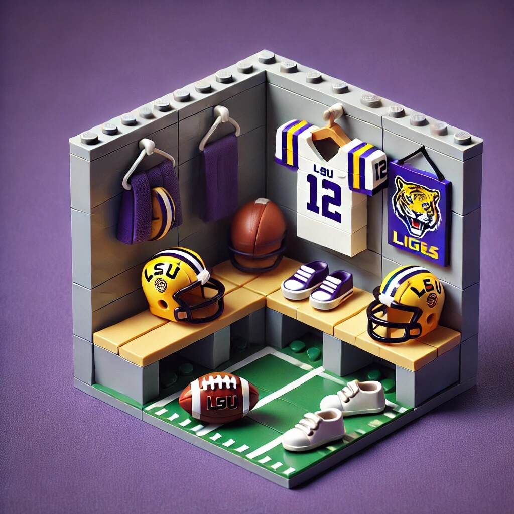 NCAA Team Locker Room Building Blocks