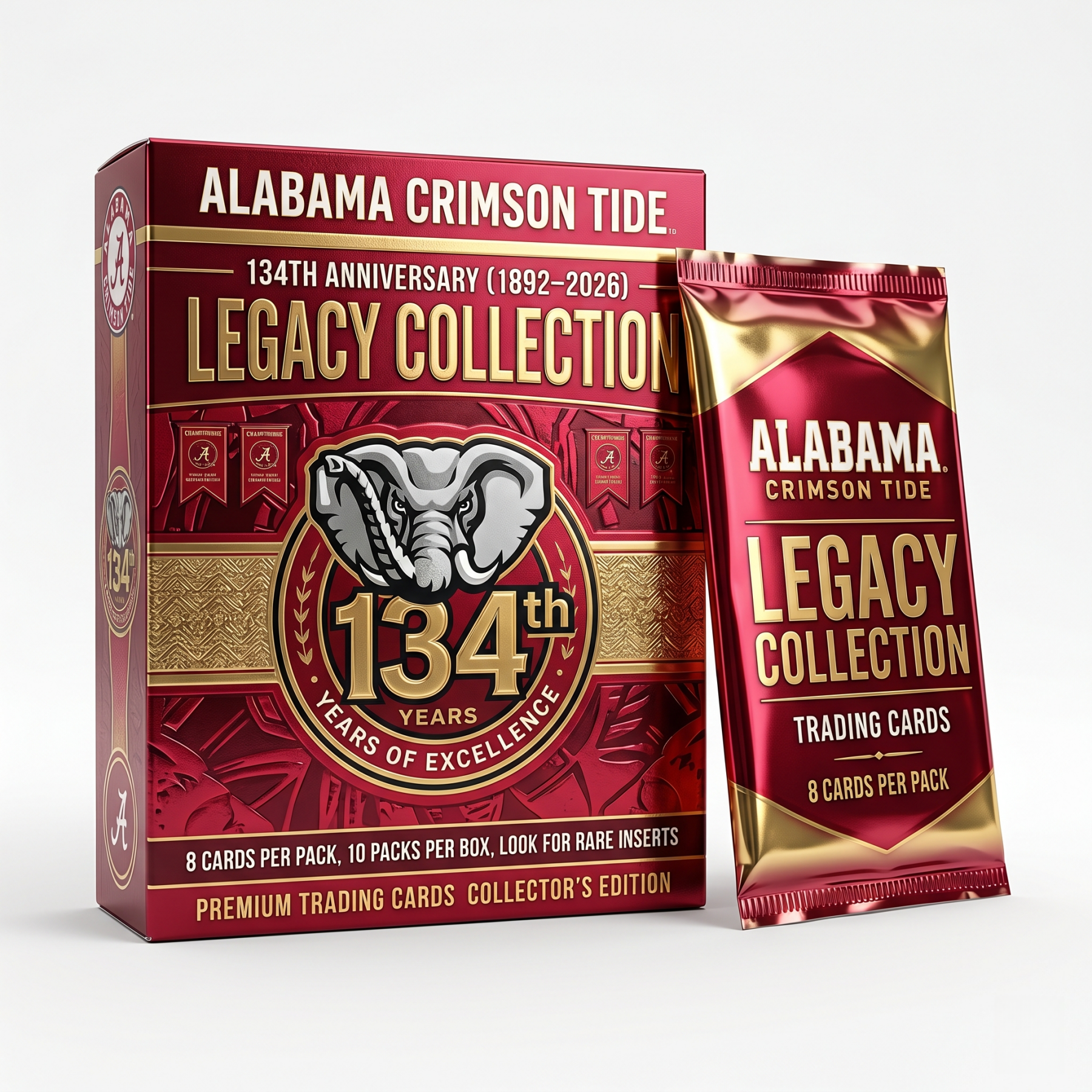 Alabama Crimson Tide 134th Anniversary Hobby Box
