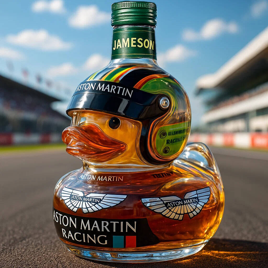F1 Duck Whisky Bottle