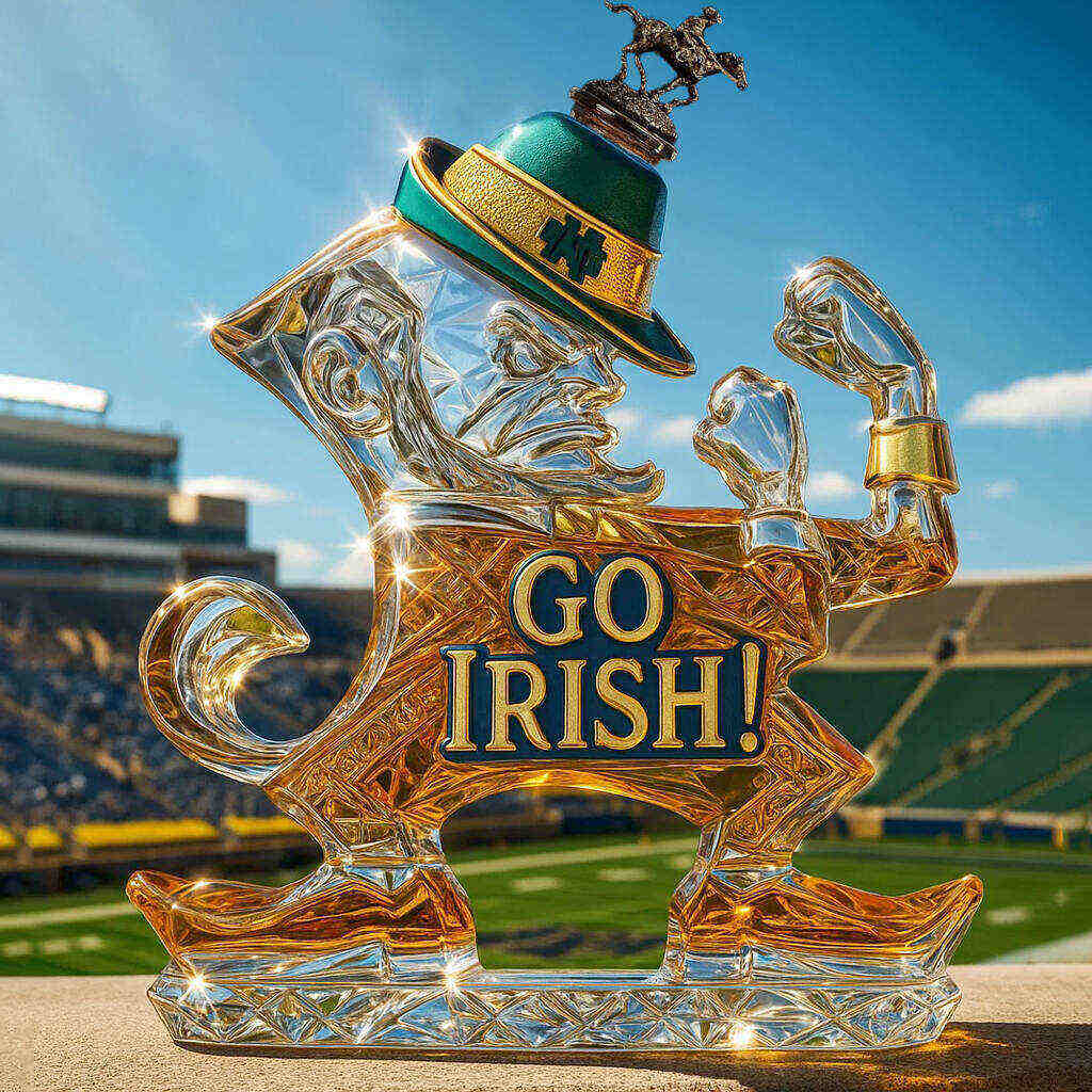 Notre Dame Fighting Irish Whiskey bottle