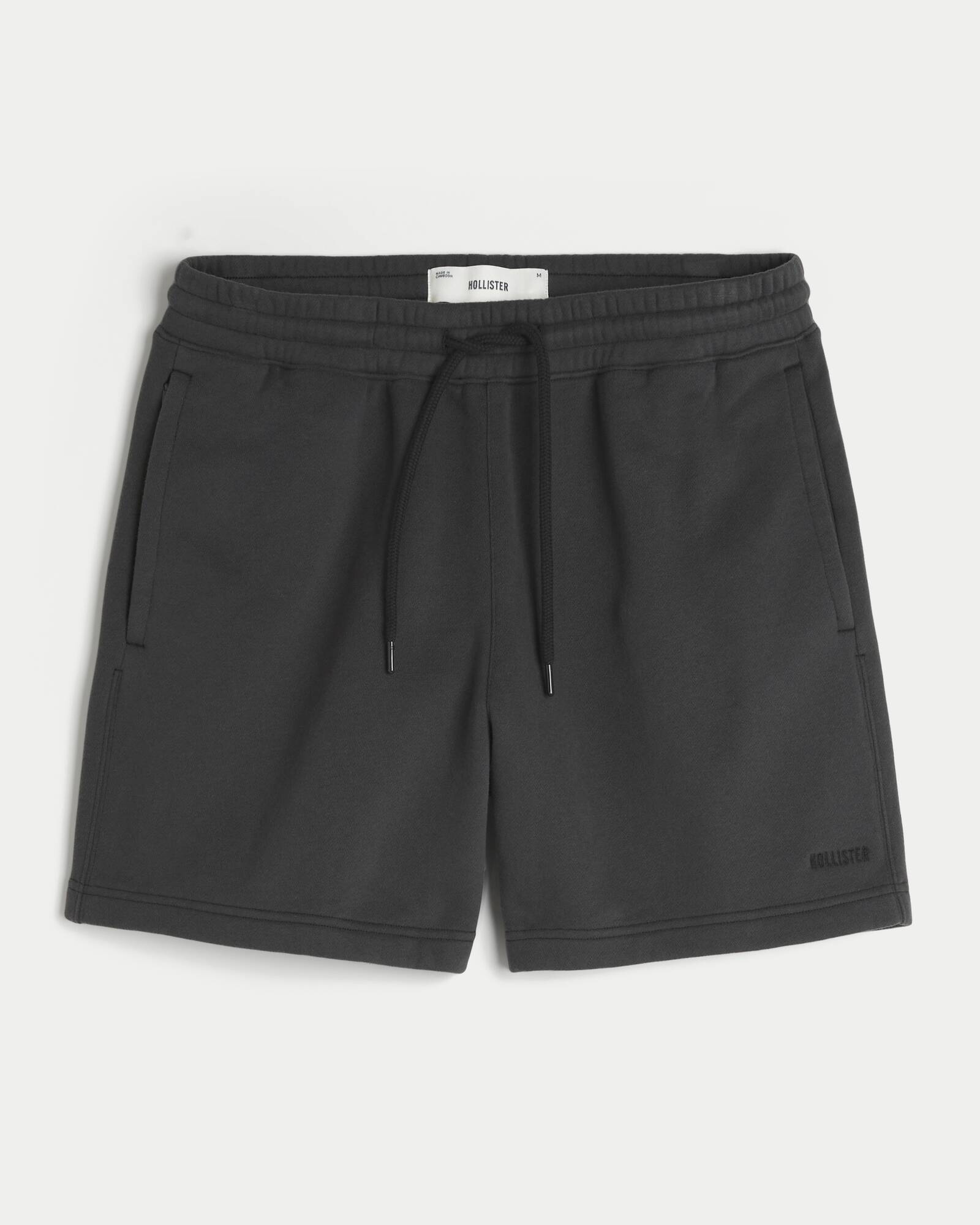 Mid-Thigh Camo Loose Fleece Shorts