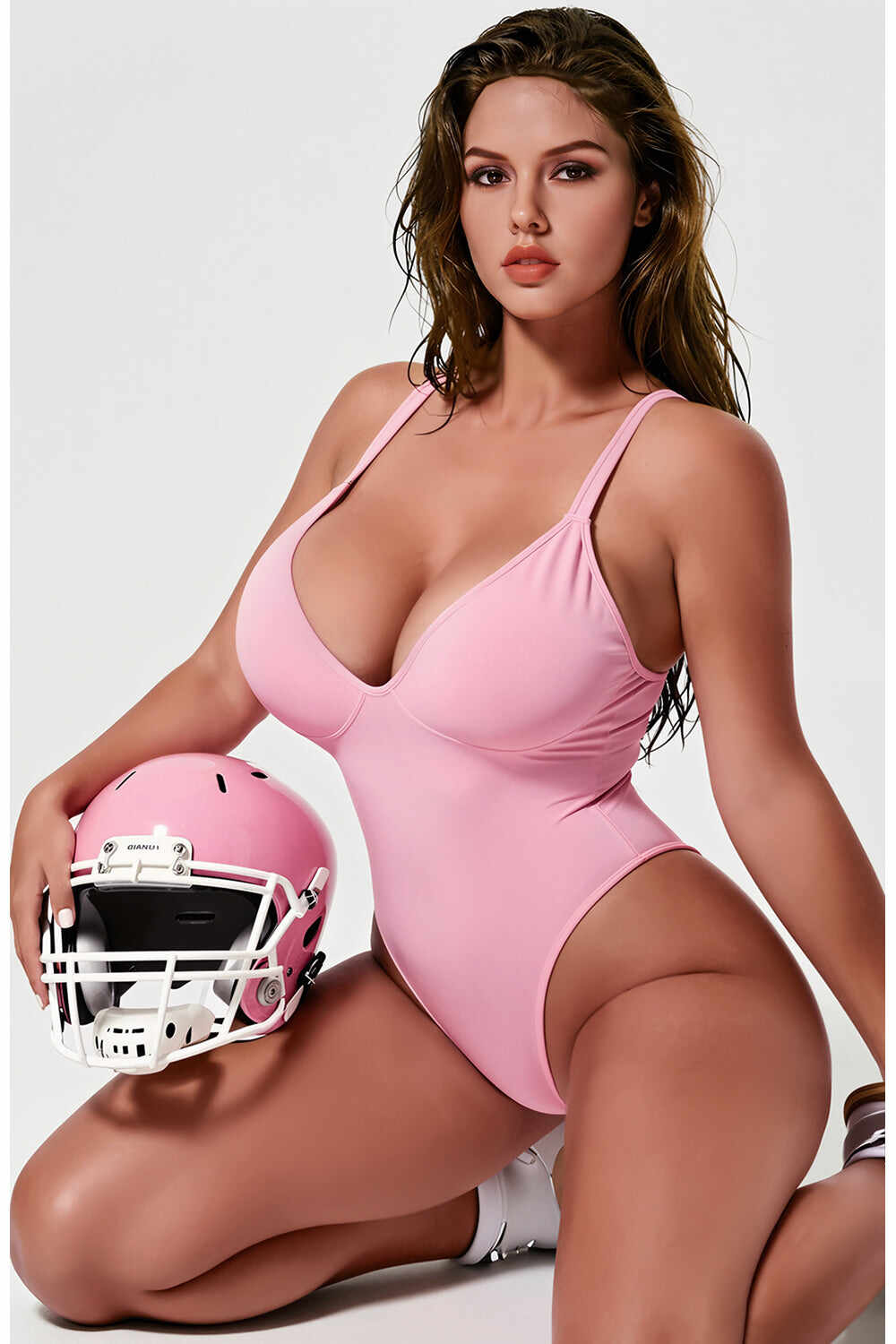 Valencia 5ft34/ 163cm #161 Head TPE Real-size BBW Fat Female Custom Sex Doll With Thick Thigh