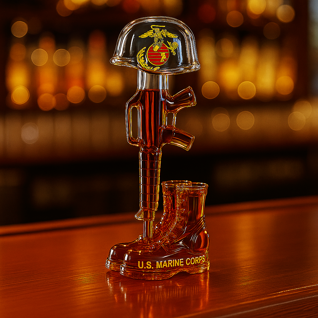 Battlefield Cross Whiskey Bottle – 250th Military Anniversary Edition