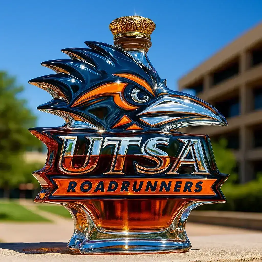 UTSA Roadrunners Whisky Bottle
