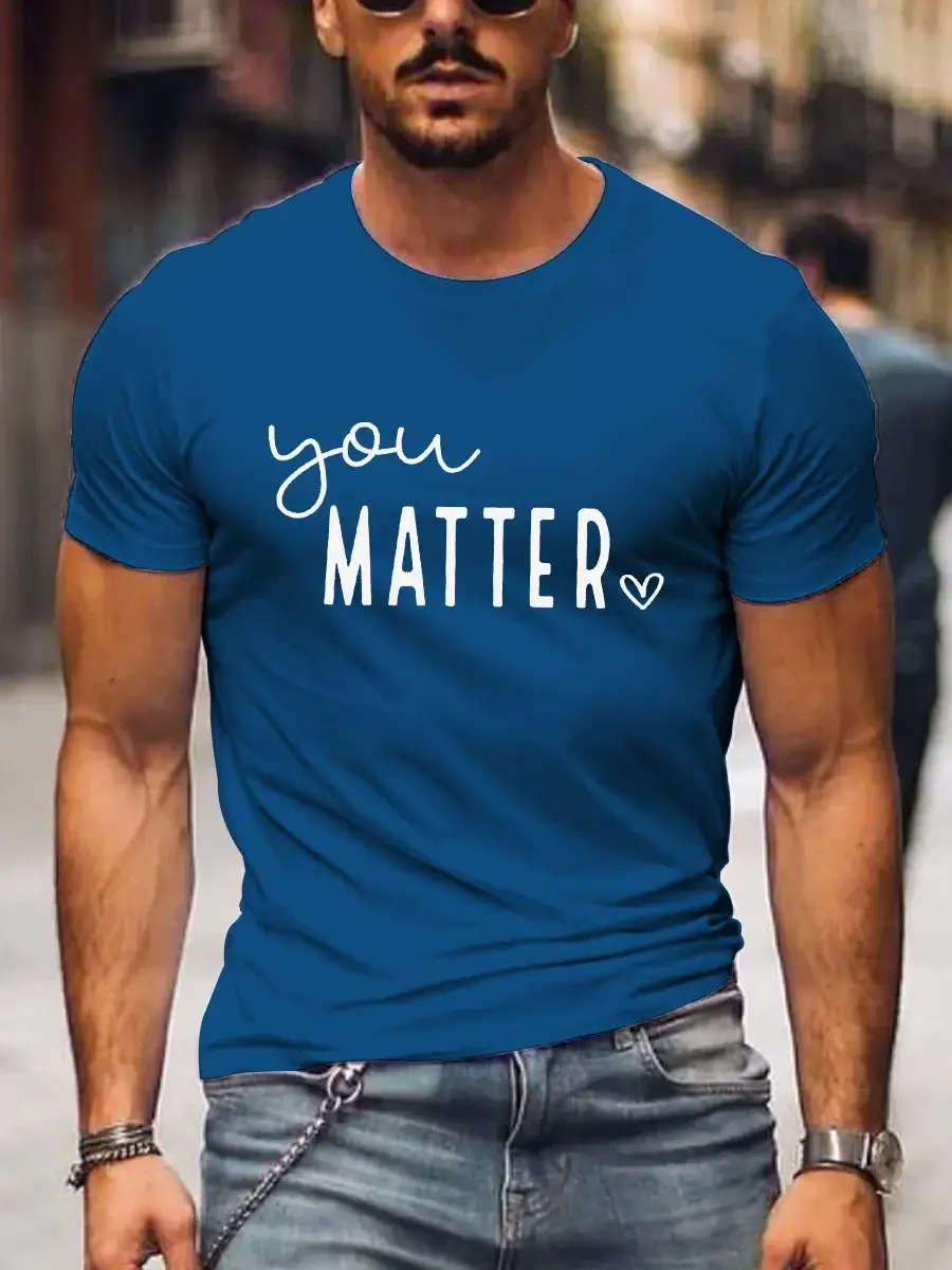 Men's Mental Health Awareness You Matter T-Shirt