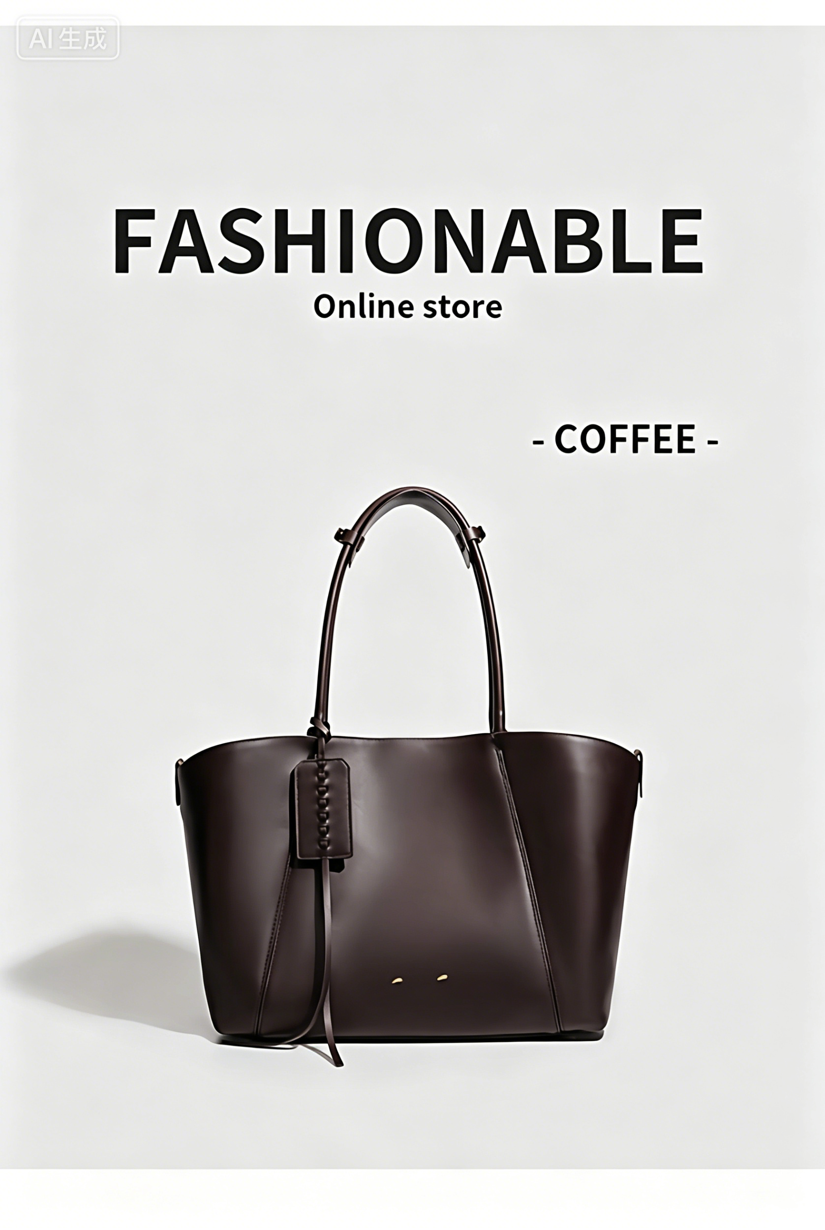 Fashionable women handbag with classic design