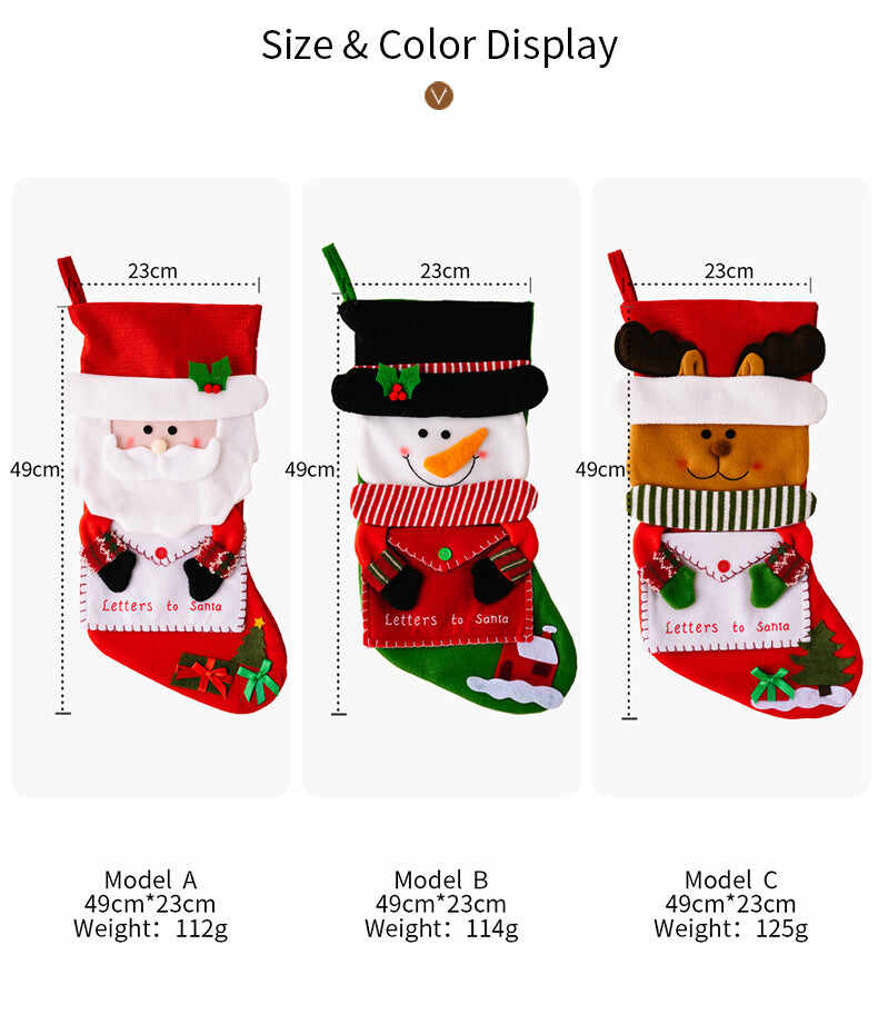 Cute Christmas Bags Hug Envelope Stockings