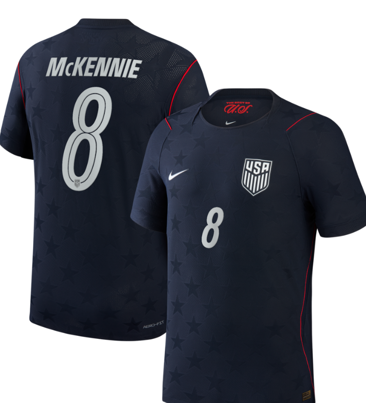 Weston McKennie USMNT Nike 2026 Away Match Authentic Jersey - Blue