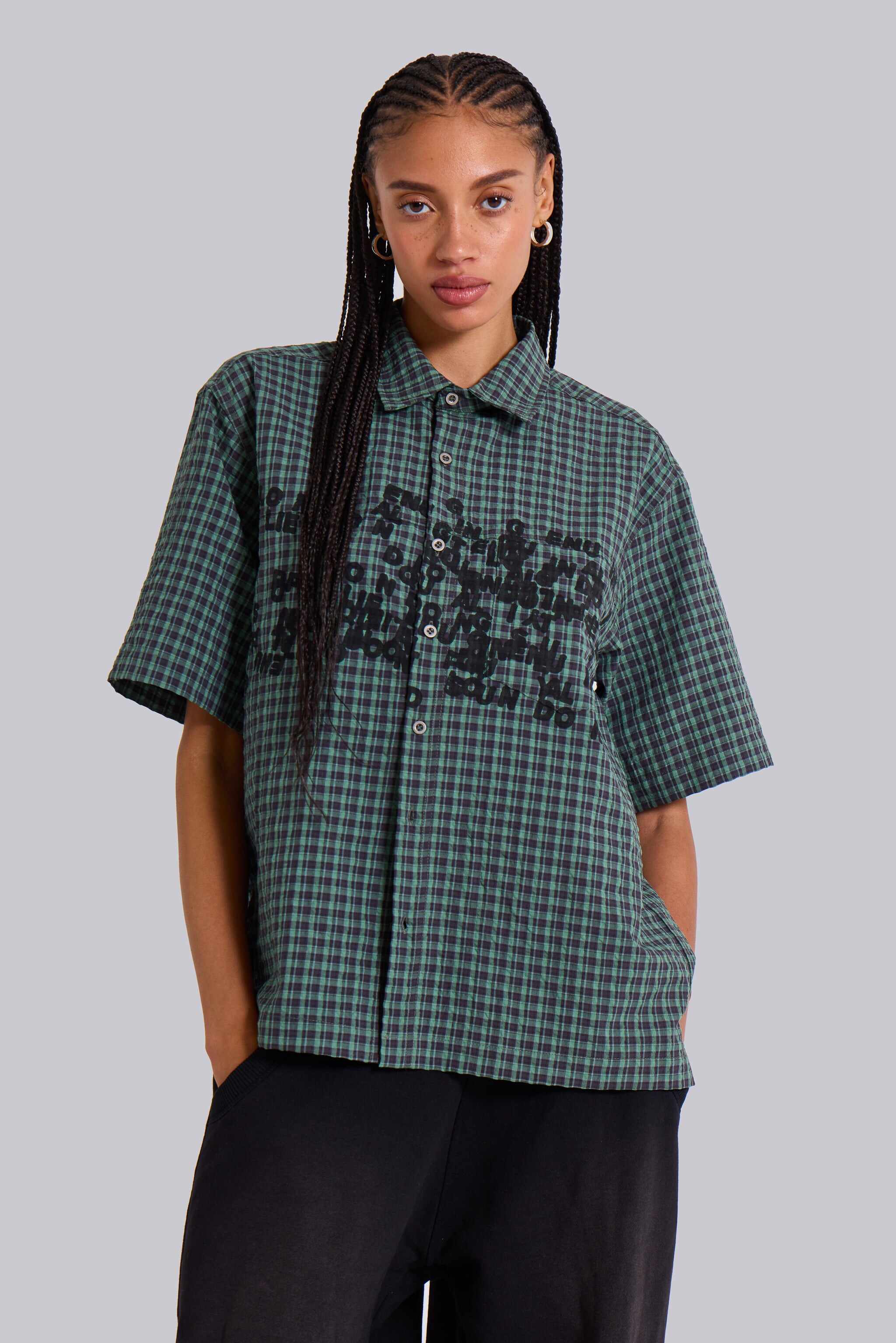Green Typo Shirt