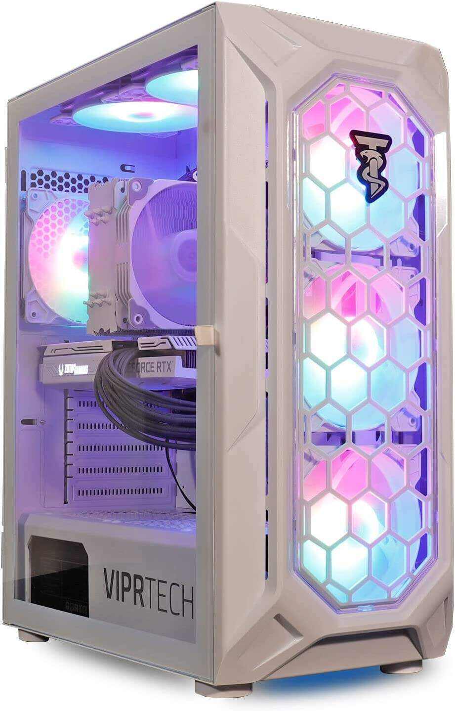 3.0 Liquid-Cooled PC - AMD Ryzen 5 5600X (12-Core 4.6Ghz), RTX 3070 8GB, 32GB DDR4 3200 RAM, 1TB NVMe SSD, VR-Ready, Streaming, WiFi, RGB, Win 11, Warranty, Gaming Desktop Computer