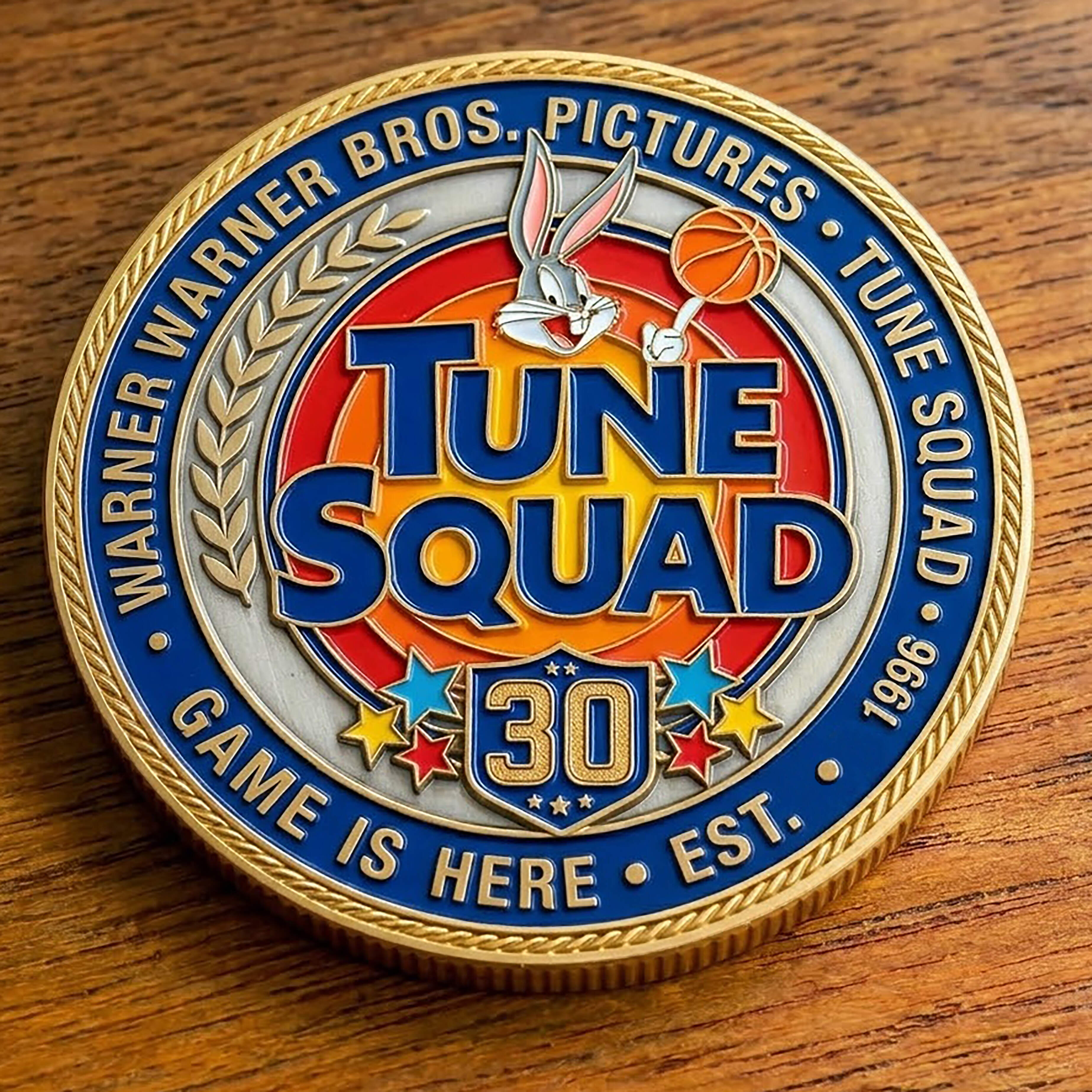 Space Jam 30th Anniversary Tune Squad Commemorative Coin